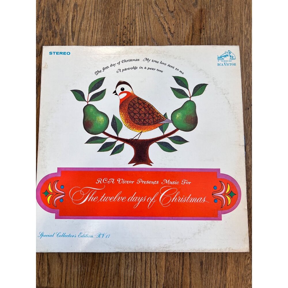 RCA Victor The Twelve Days Of Christmas Vinyl Record PRS-188 Album